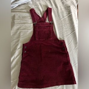 American Eagle Corduroy Overall Dress